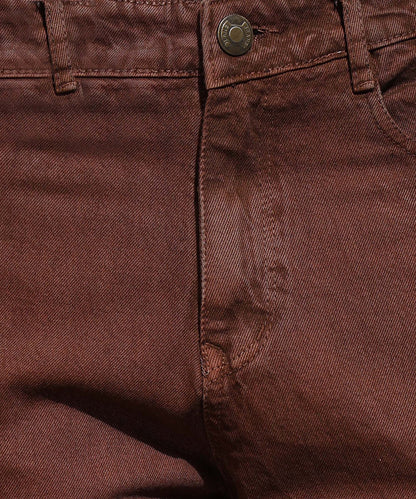 Bwolves Cosmic Brown Baggy Fit Jeans - 6 Pocket Design