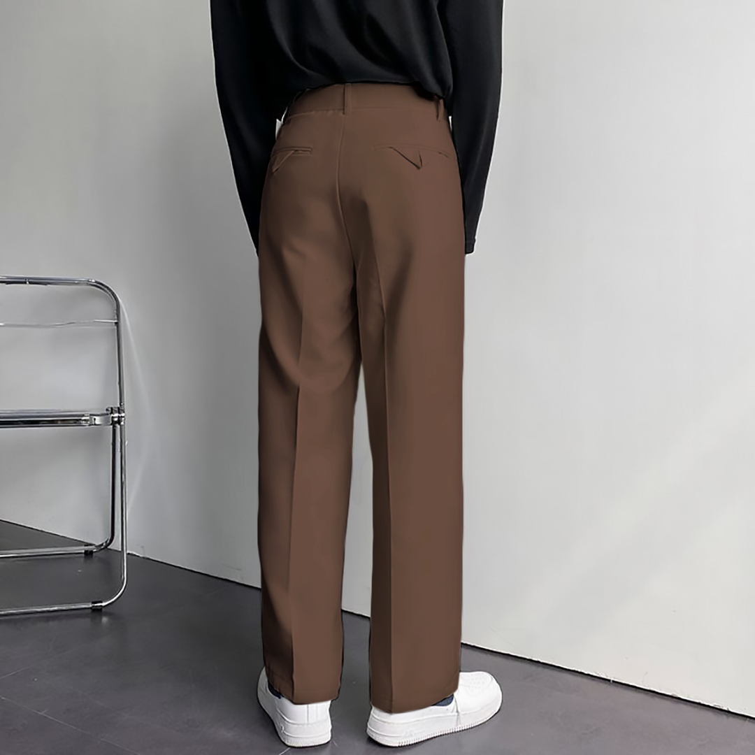 Korean Baggy Loose Fit Pants For Men - Bwolves