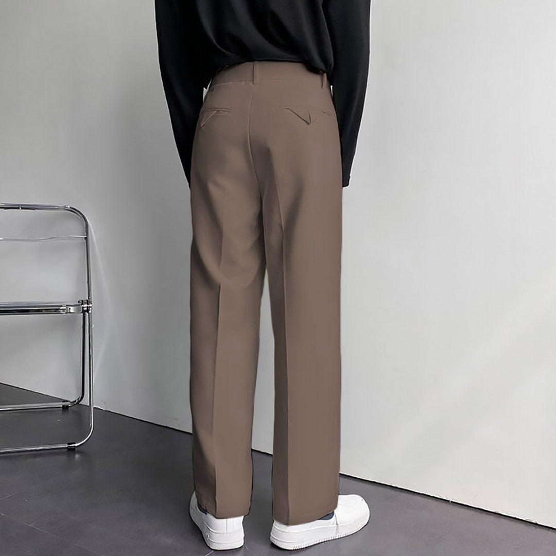 Skinny Pants - Spring Summer Casual Pants Men Cotton Slim Fit Chinos  Ankle-Length Pants Fashion brown Trousers Male Korean style Brand Clothing  (Gray-green 28) : Amazon.ae: Kitchen