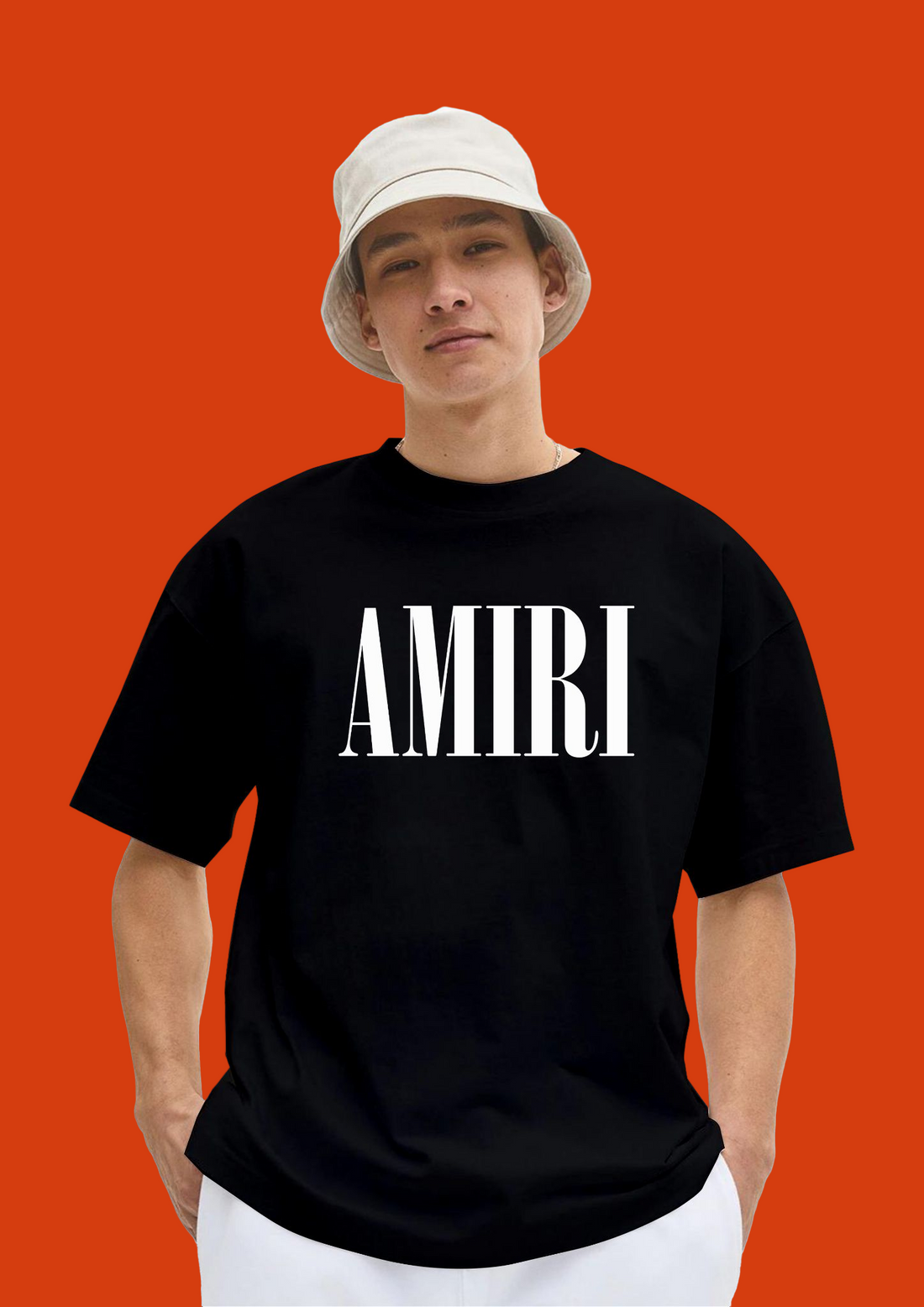 Amiri Black Drop-shoulder Oversized Tee: Comfort Meets Style