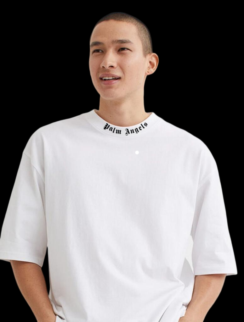 Buy Oversized Drop Shoulder Pure Cotton Palm Angels Tshirt for Men - Grey  (KDB-285743920)