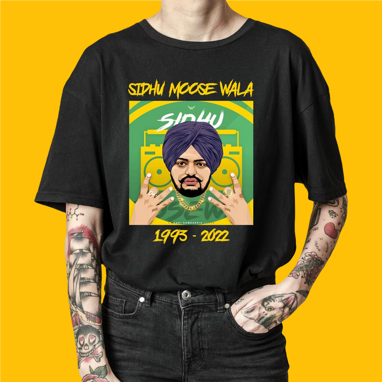 Sidhu Moose Wala T-Shirt And Merchandise Archives - Shark Shirts