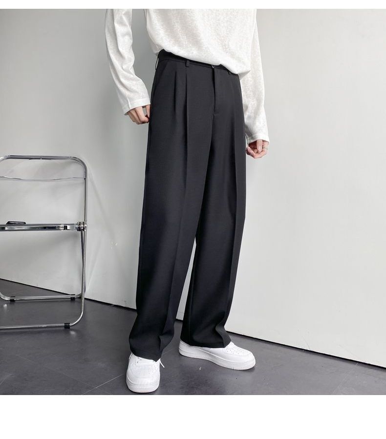 Korean Baggy Loose Fit Pants For Men - Bwolves