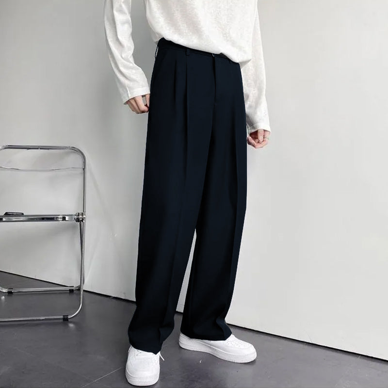 Korean Baggy Loose Fit Pants For Men - Bwolves