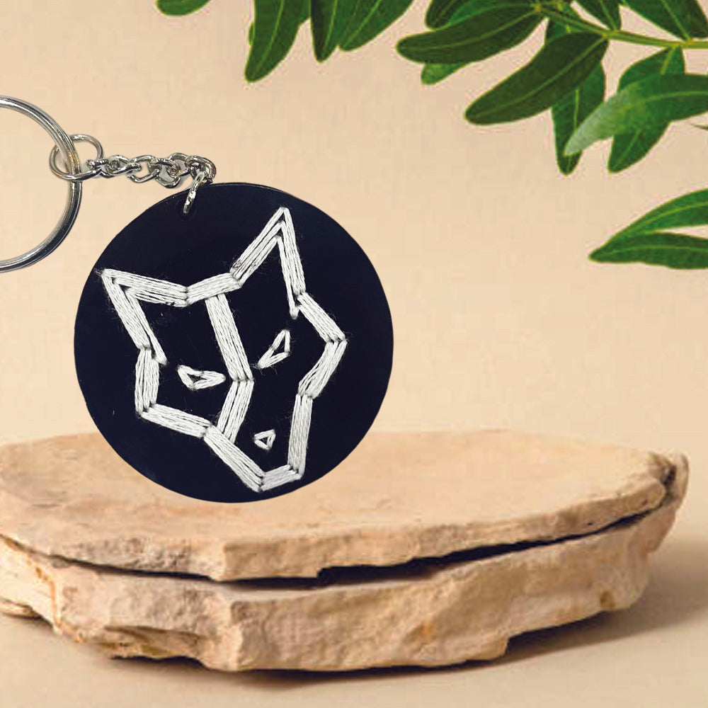 Upgrade Your Style with BWOLVES' Thread Work Keychain