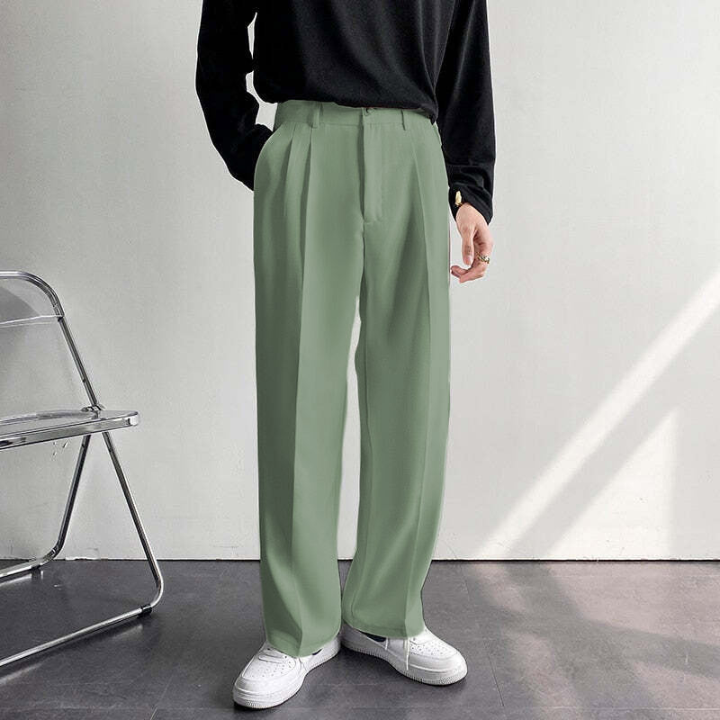 Korean Baggy Loose Fit Pants For Men - Bwolves